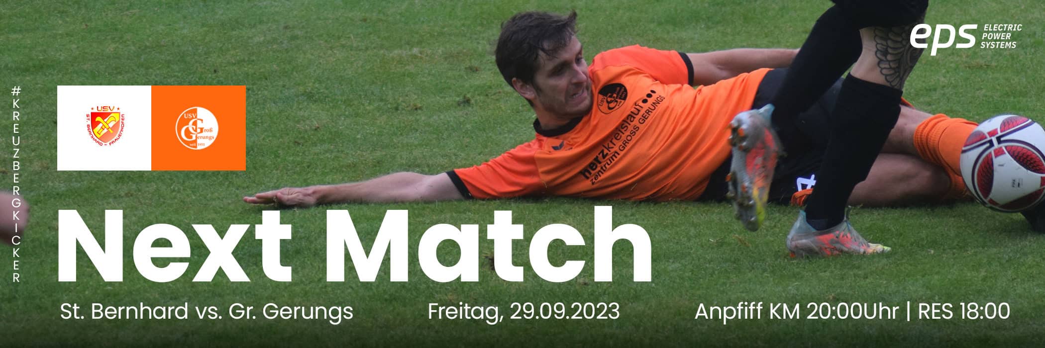 Next Match, Sonntag 23.04.23, Raabs